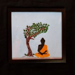 Buddha embroidery frame